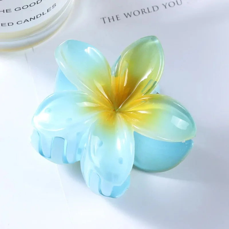 Mehrfarbiges handgewebtes Muschelarmband-Halsketten-Set im Strandurlaubsstil, weicher Keramikschmuck mit böhmischem Ei-Blumen-Design