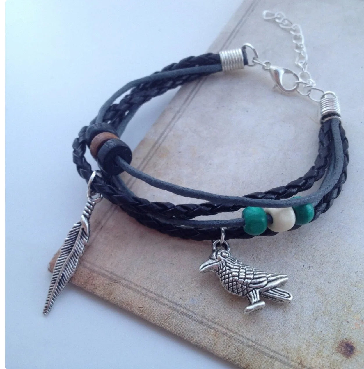 Mehrschichtige seil gewickelt Baum des Lebens Böhmischen Armband