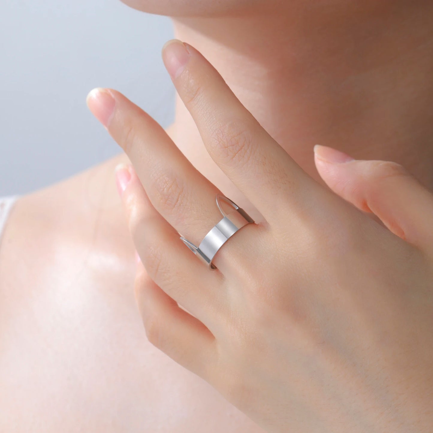 Cazador Niedliche Katze, Kätzchen, Ohren, Pfoten, Fußabdrücke, Damenring, Edelstahl, Tier, verstellbare Fingerringe, Party-Schmuck, 2025, Geschenk