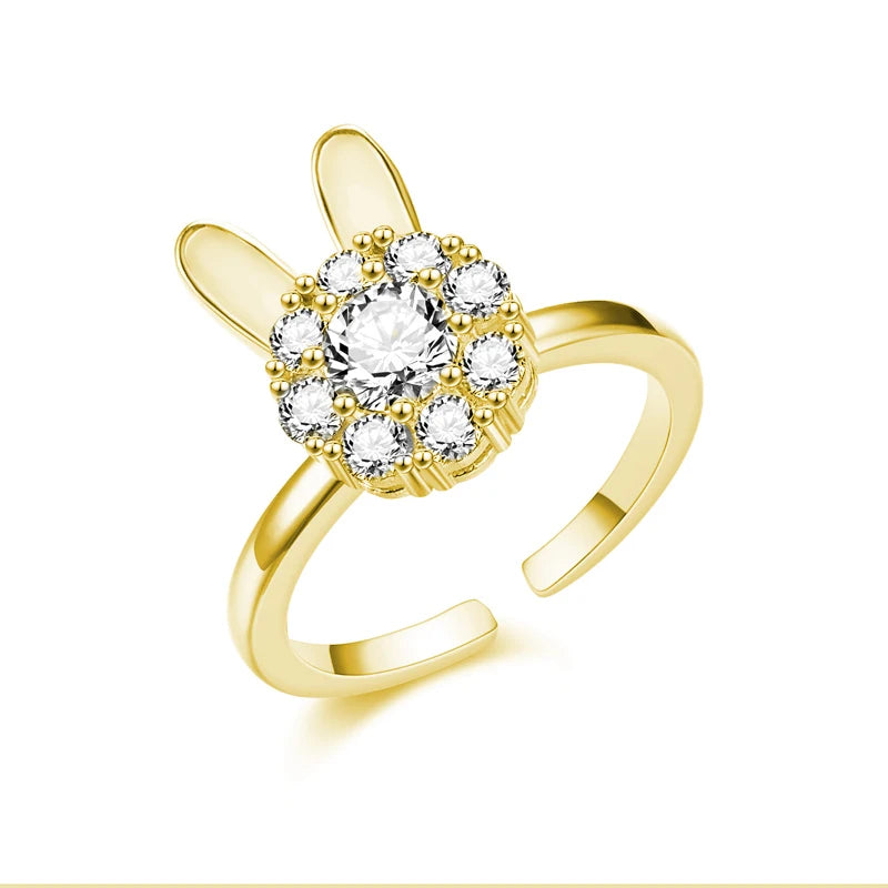 Titan Edelstahl Ring Für Frauen Drehen Rotierenden Angst Zappeln Einstellbare Ringe Silber Farbe Schmuck Schöne Blume Biene