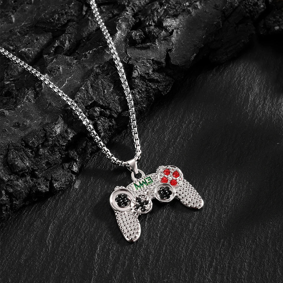2 Stück Set Hip Hop Statement Edelstahl Poker Karte Ass Spaten Halskette für Frauen Männer Anhänger Kette Spielkarten Schmuck
