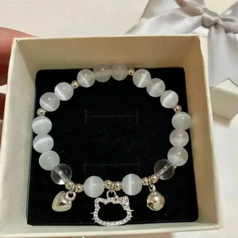 Neues Hellokittys Y2k Armband Kawaii Armband Verstellbarer Anhänger Cartoon Mode Mädchen Schmuck Geburtstag Weihnachten Frau Geschenk