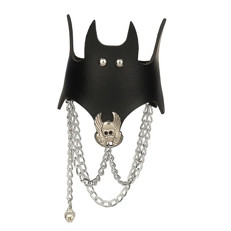 Punk-Lederarmband für 90er-Jahre-Männer und Frauen, Nieten-Manschettenarmband, verstellbares schwarzes Lederarmband, Metallbesatz, Schmuck, Geschenk