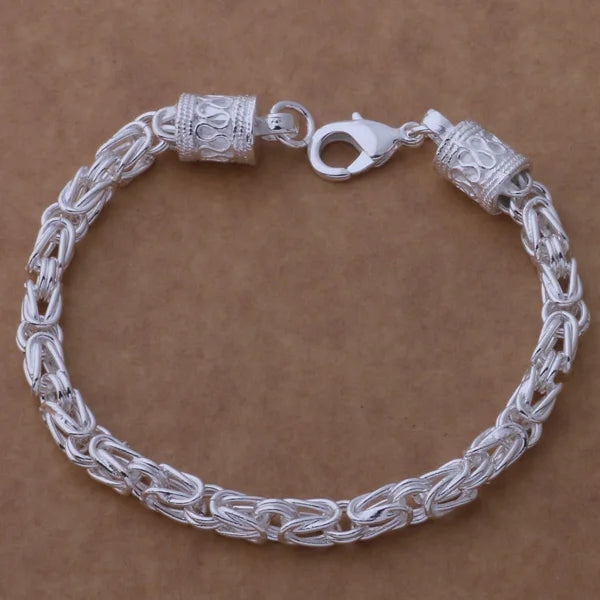 Armband aus 925er-Sterlingsilber, Herz, hochwertige romantische Kette für Damen und Herren, modisch, Verlobungsfeier, Hochzeit, Schmuck, Geschenk