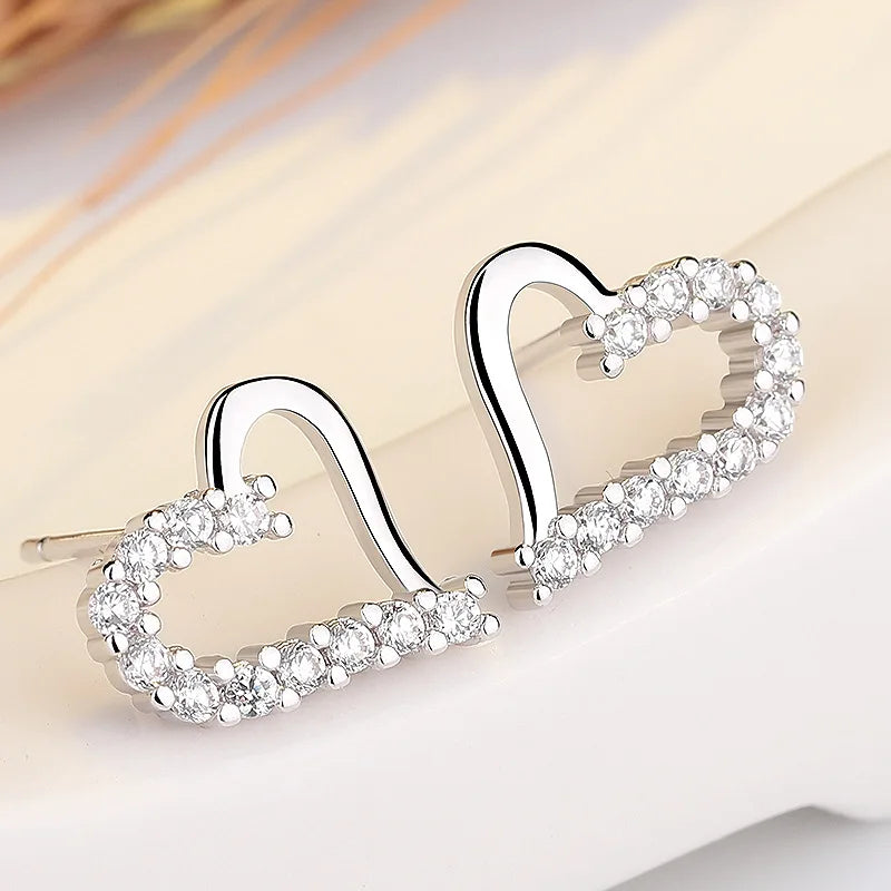 Stern-Ohrstecker aus 925er-Sterlingsilber, AAA-Zirkon, hohe Qualität für Damen, Ohrring, Hochzeit, Modeschmuck, Accessoires, Party-Geschenk