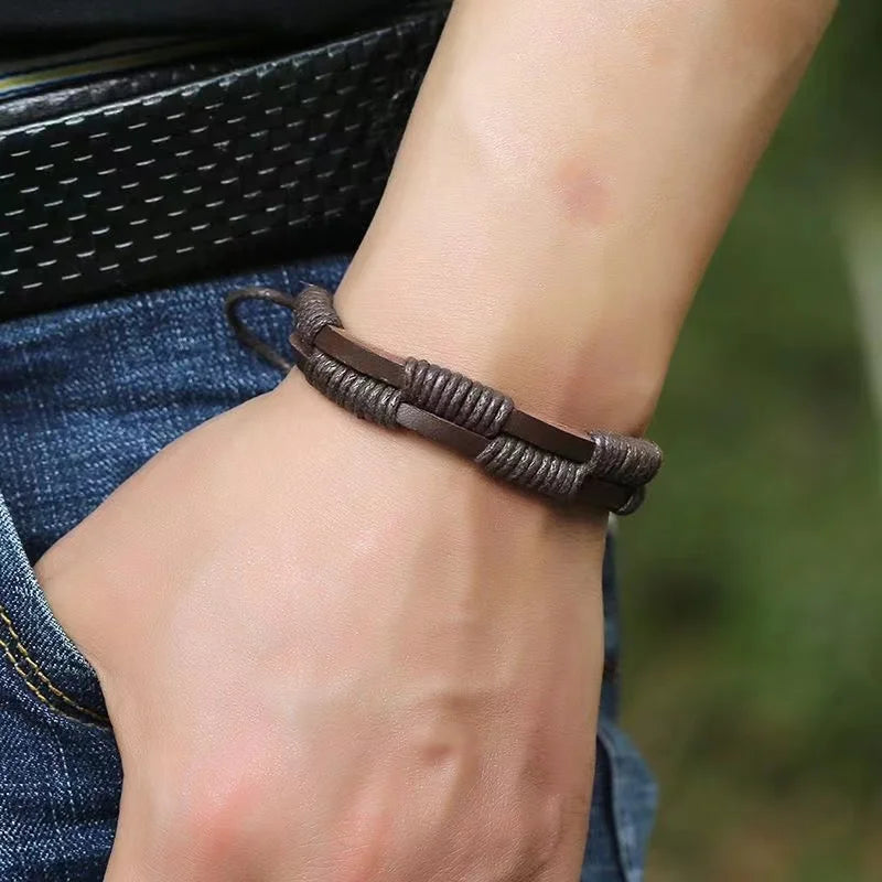 Leder Armbänder für Frauen Männer Schmuck Handgemachte Flügel Charme pulseira masculina pulseira feminina bileklik armband männer femme neue