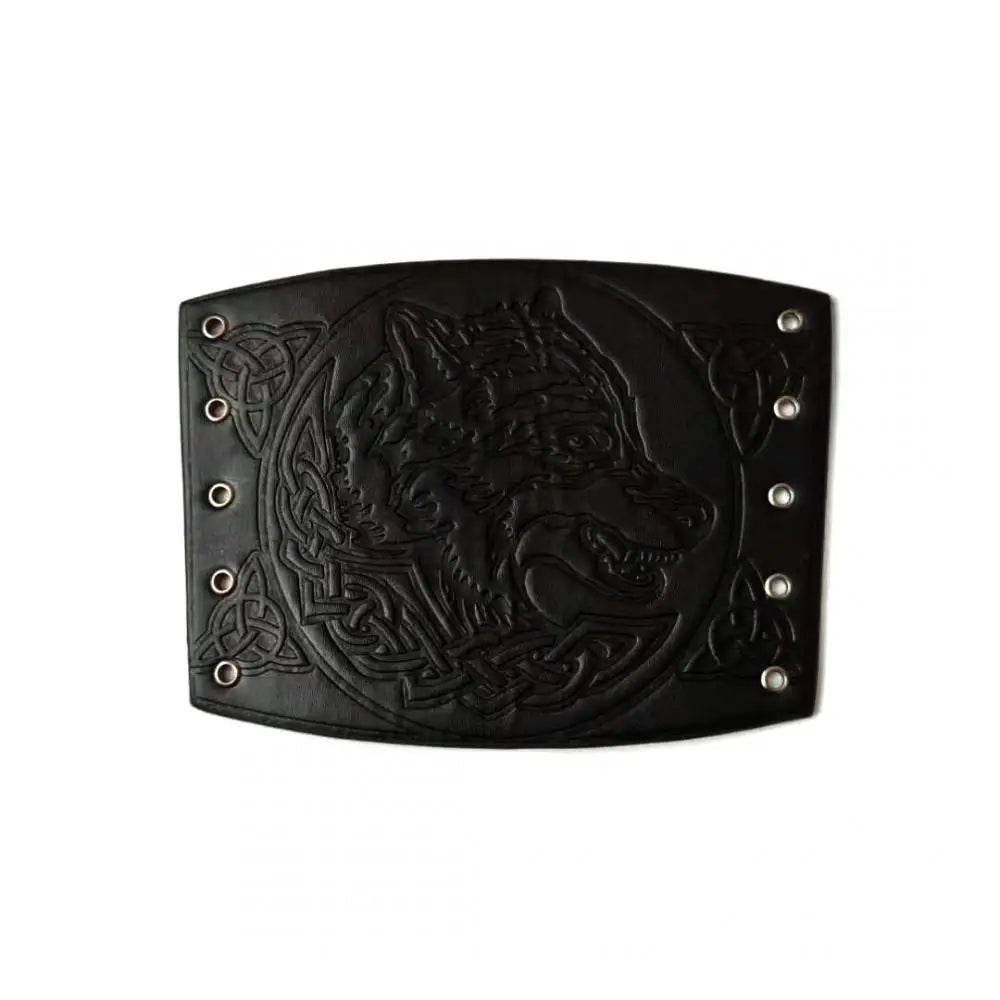 2024 Toten Design Nordic Viking Odin Kompass Armreifen für Mann Reiten Schutzausrüstung Geprägtes breites Lederarmband Punk-Schmuck