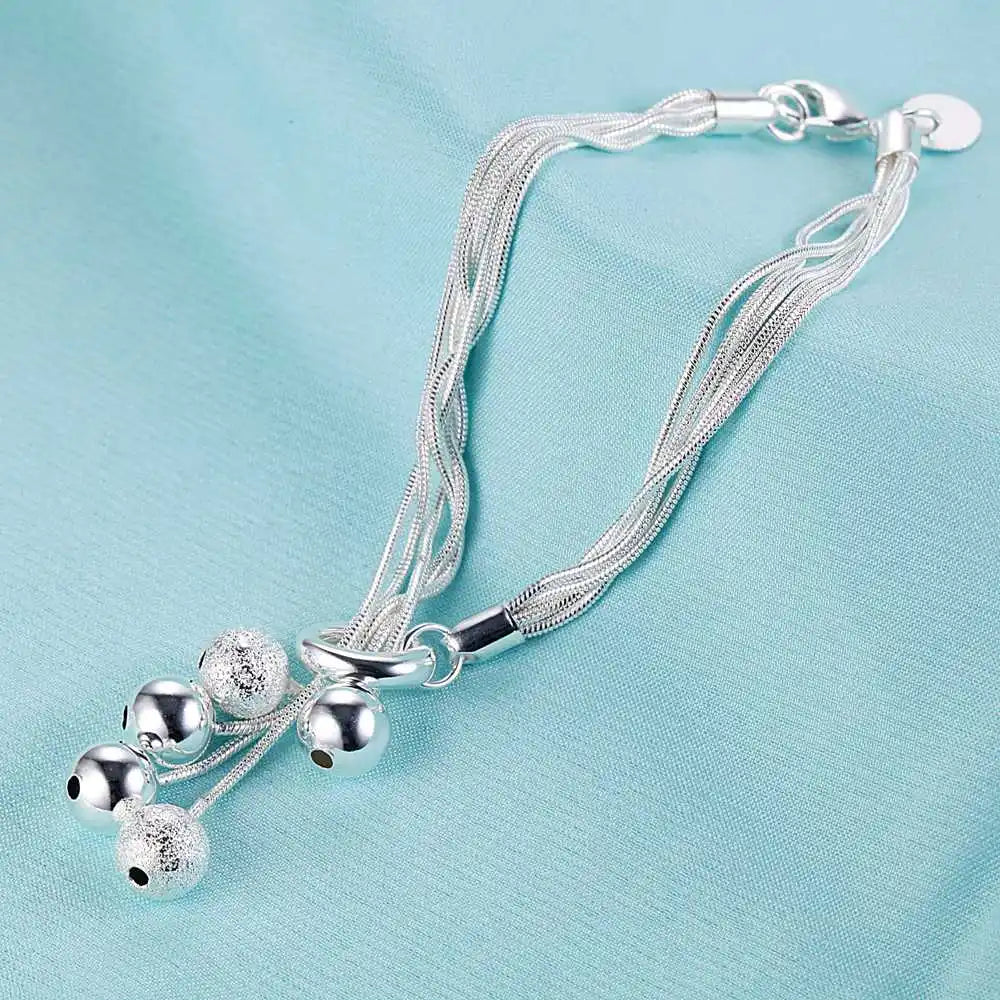 Armband aus 925er-Sterlingsilber, Herz, hochwertige romantische Kette für Damen und Herren, modisch, Verlobungsfeier, Hochzeit, Schmuck, Geschenk