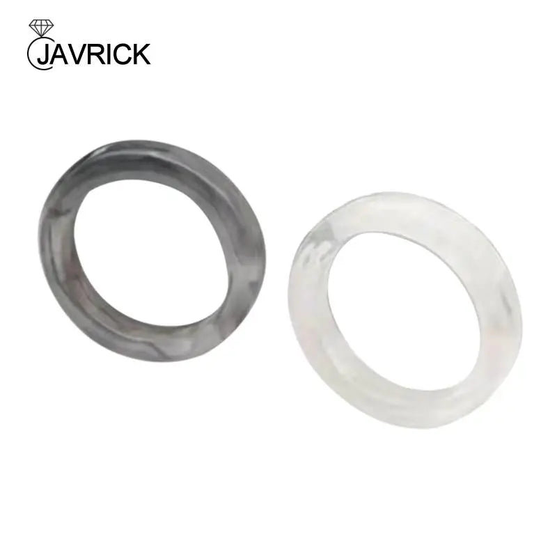 2 Stück Harz ringe winzige ästhetische Acryl ring Frauen Teen Mädchen niedlich stapelbar Ring Aussage Schmuck Ornament Ring Geschenk