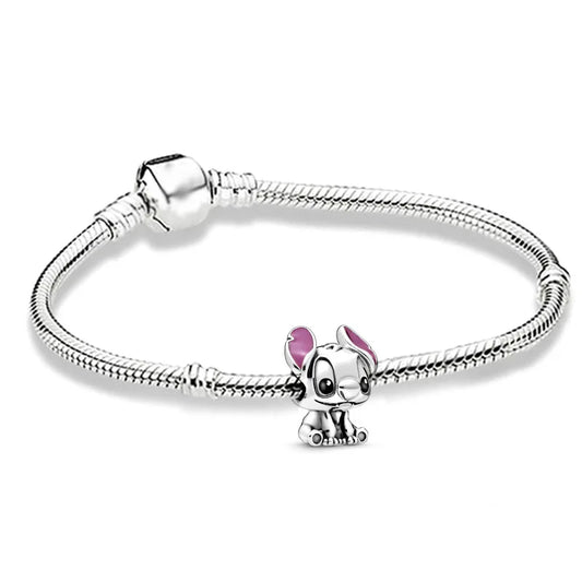 Cartoon Lilo Stich Armband Kinder Stich Schmuck Anhänger Armband Mädchen Anime Stich Modell Mädchen Zubehör Kind Geburtstag Geschenk