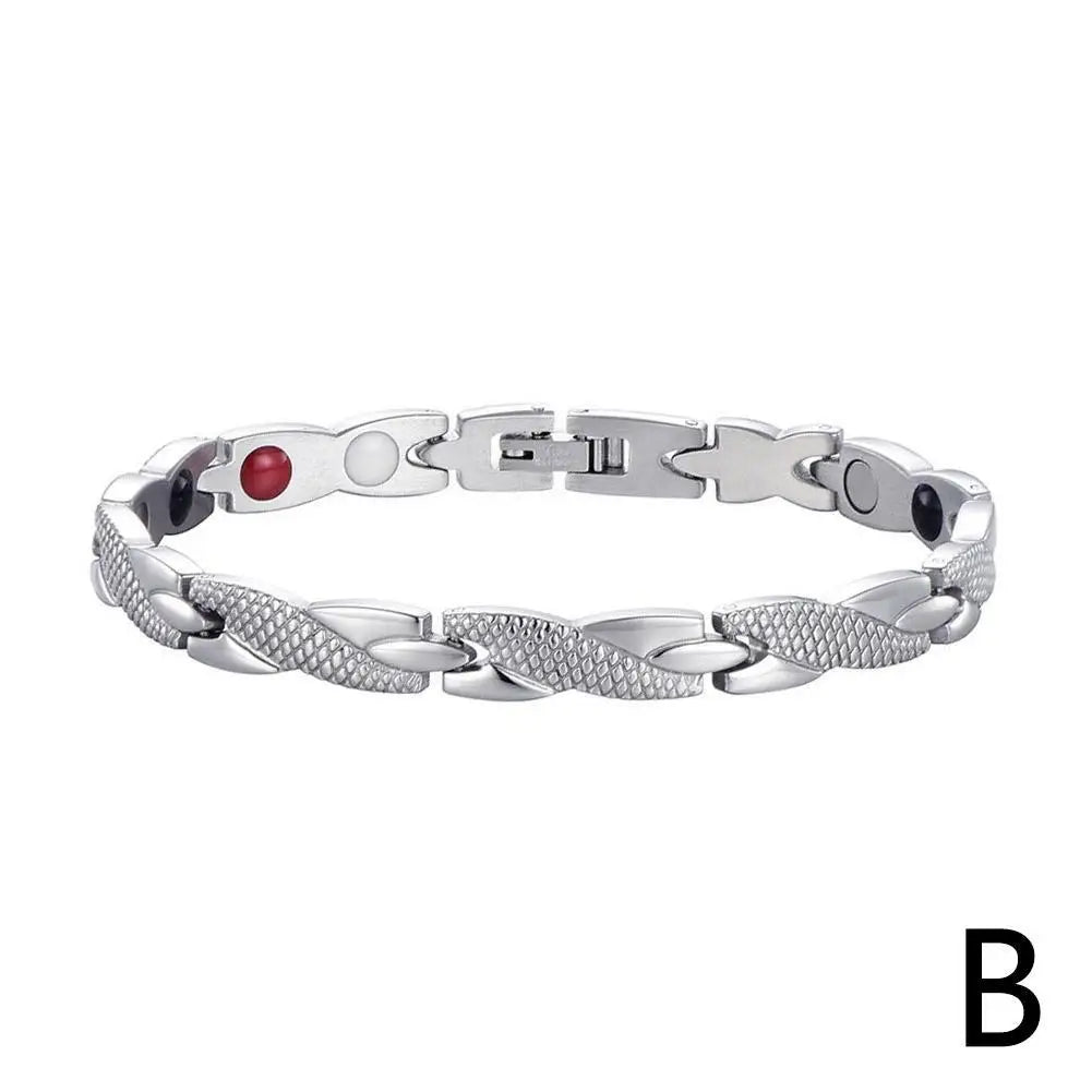 2024 neue Drachen Muster Twisted Gesunde Magnetische Magnet Armband für Frauen Power Therapie Magnete Armbänder Armreifen für Frauen Männer
