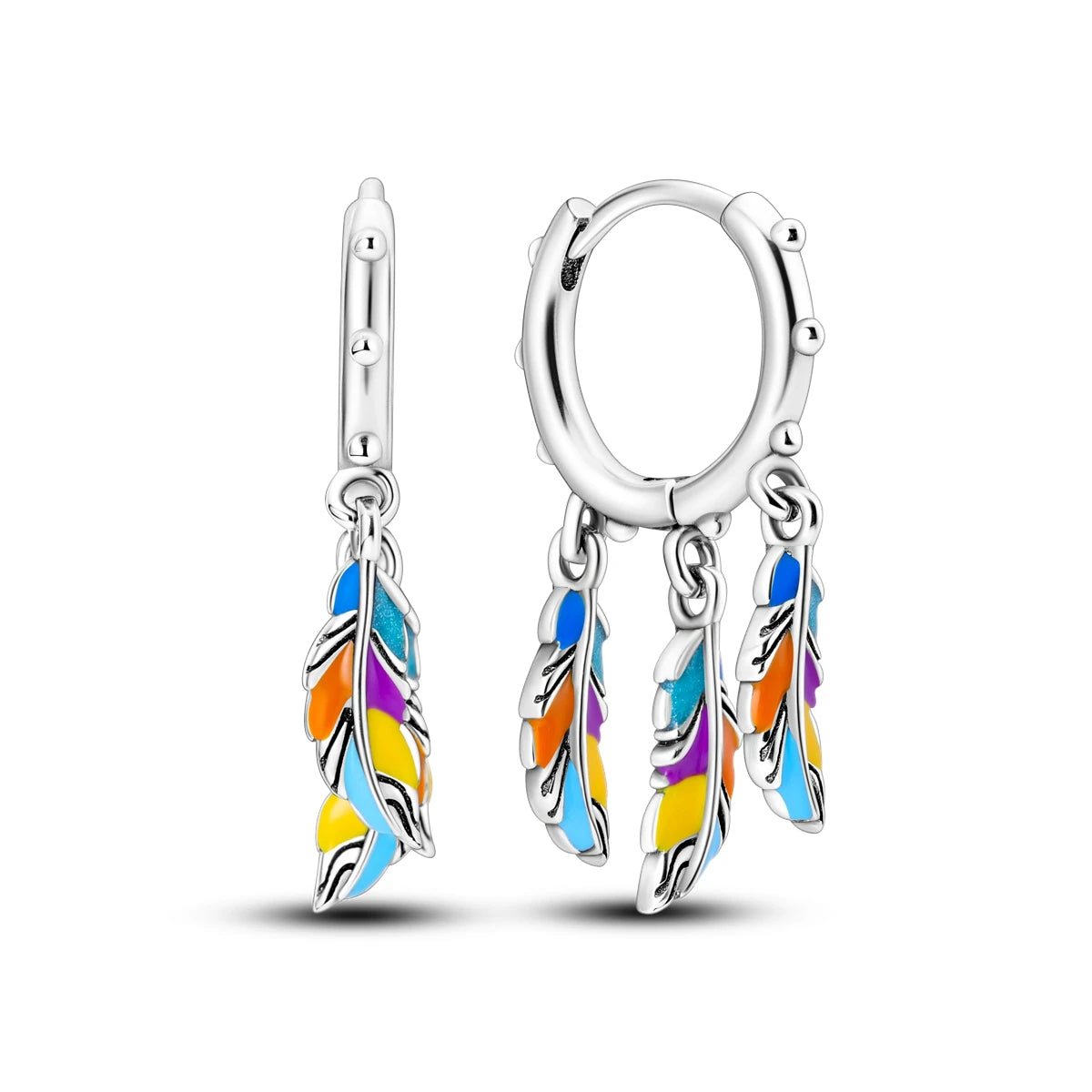 Creolen aus 925er Silber für Damen, Pendientes, Mond, Sonne, Original-Ohrringe, Modeschmuck