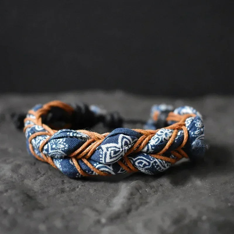 Mehrfarbige Vintage Ethnische Muster Seil Gewebte Armbänder für Frauen Männer Geflochtene Pulsera Männlich Femme Homme Geschenk Großhandel Schmuck