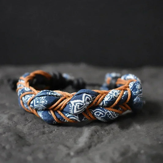 Mehrfarbige Vintage Ethnische Muster Seil Gewebte Armbänder für Frauen Männer Geflochtene Pulsera Männlich Femme Homme Geschenk Großhandel Schmuck