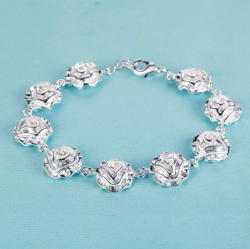 Armband aus 925er-Sterlingsilber, Herz, hochwertige romantische Kette für Damen und Herren, modisch, Verlobungsfeier, Hochzeit, Schmuck, Geschenk