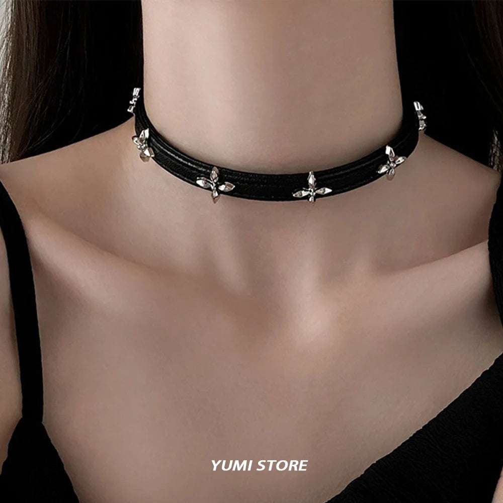 Neue Vintage Kreuz Armband Für Frauen Mode Punk PU Leder Einstellbare Armband Hot Girl Kpop Schmuck Coole Y2K Zubehör