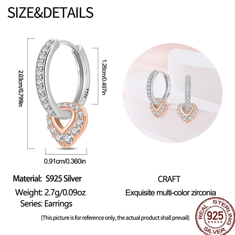 Ohrnadel aus 925er-Sterlingsilber, minimalistisch, gedreht, rund, Gold, Creolen, modisch, Zirkon, Ohrschnalle, Hochzeit, Damenschmuck, Geschenk