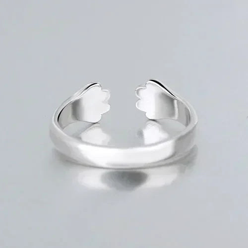 Neueste Frauen Vintage Stil Schmuck Mädchen Schöne Party Ring Mode Kleine Hand 925 Sterling Silber Nadel Finger Ringe Liebhaber Geschenk