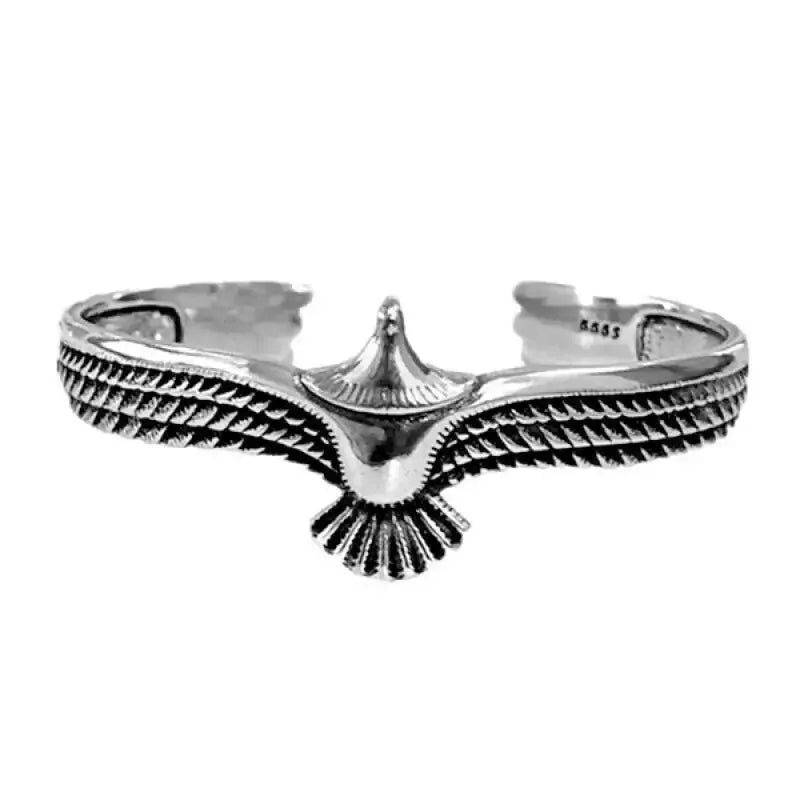 Silberfarbenes Feder-Manschettenarmband für Männer und Frauen, Vintage-verstellbares Armband, Armreif, Modeschmuck