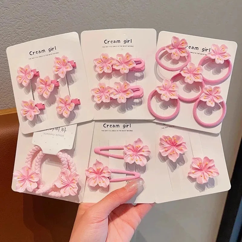 2/5 stücke Süße Super Unsterblich Rosa Mini Sakura Haar Clips Für Frauen Nette Reizende Koreanische Stil Haarnadel Täglichen Party haar Zubehör