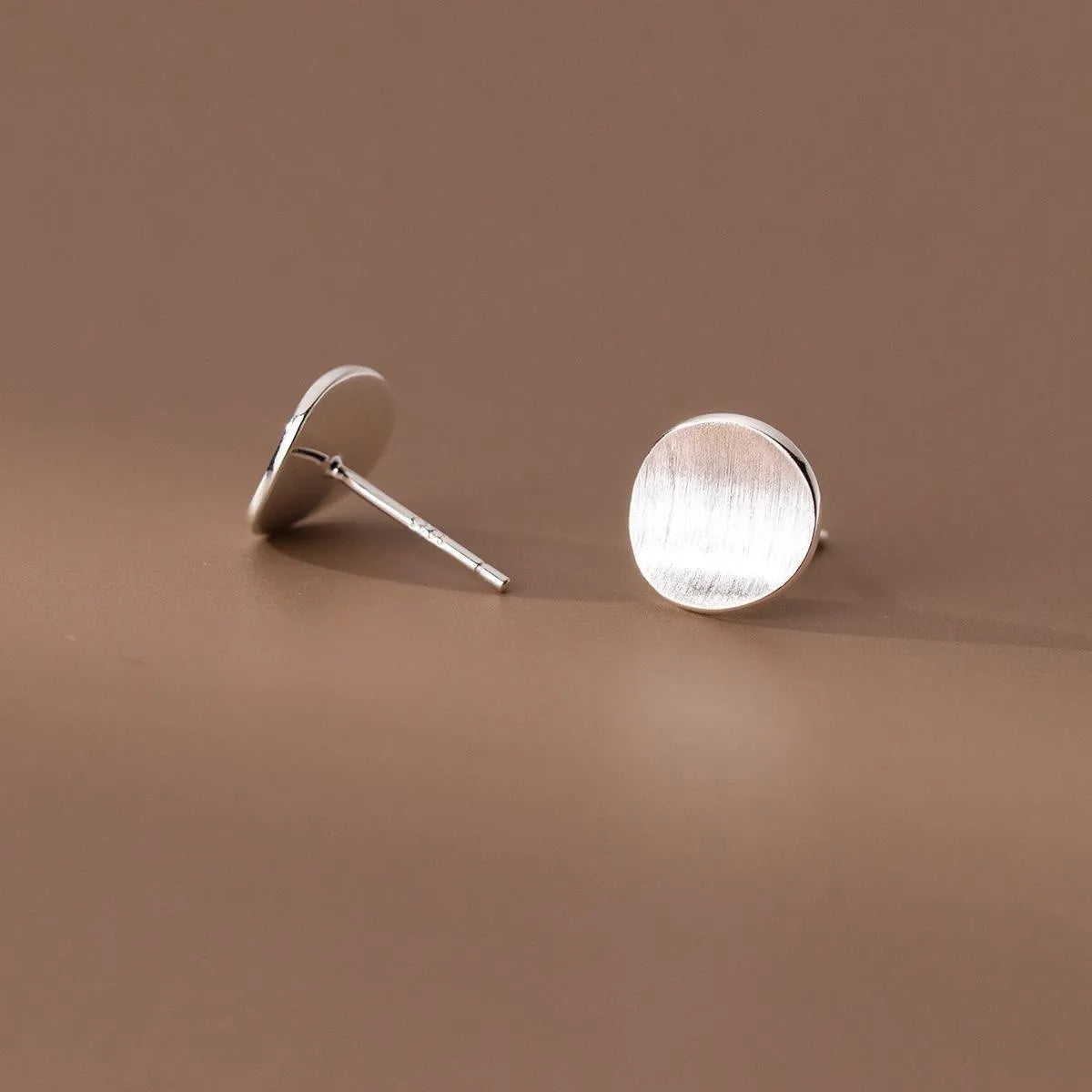 Rundes Piercing aus 925er Sterlingsilber mit Zuckerguss  Ohrstecker für Frauen, Hochzeit, Verlobung, Schmuck, Großhandel, Accessoires, Schmuck