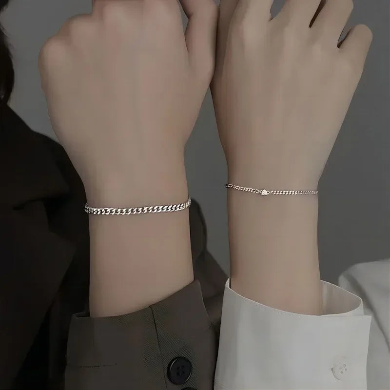 Paar-Armband-Sets für Männer, Frauen, Freundin, Freund, Sie und Ihn, passender Armreif, verstellbare Armbänder für Liebhaber, beste Freunde