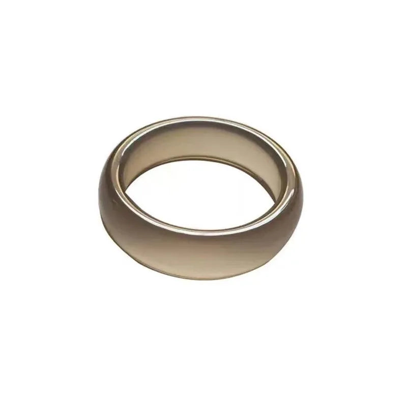 Natürlicher Chalcedon, handgeschnitzter Jade-Ring, Modeschmuck, Geschenk, Jade-Ringe, verschiedene Farben, Liebhaber, Edelsteine, Accessoires, Großhandel