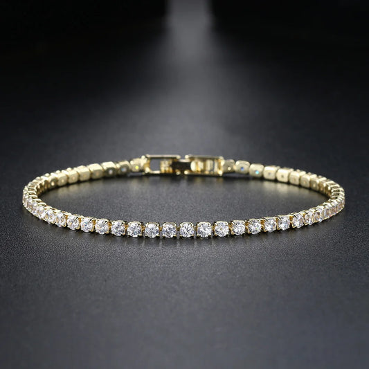 Mode Multicolor Tennis Armband für Frauen 2,5mm Zirkonia Charme Designer Tennis Kette Männer Armband Hochzeit Schmuck KC128