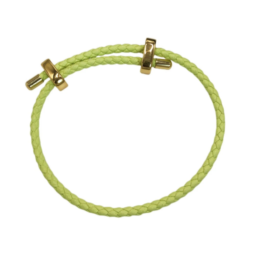 1Pcs Einstellbare Geflochtene Acht-Zeichen Schnalle Leder Armband Für Paar Männer Frauen Armreif Schmuck Machen Zubehör Großhandel