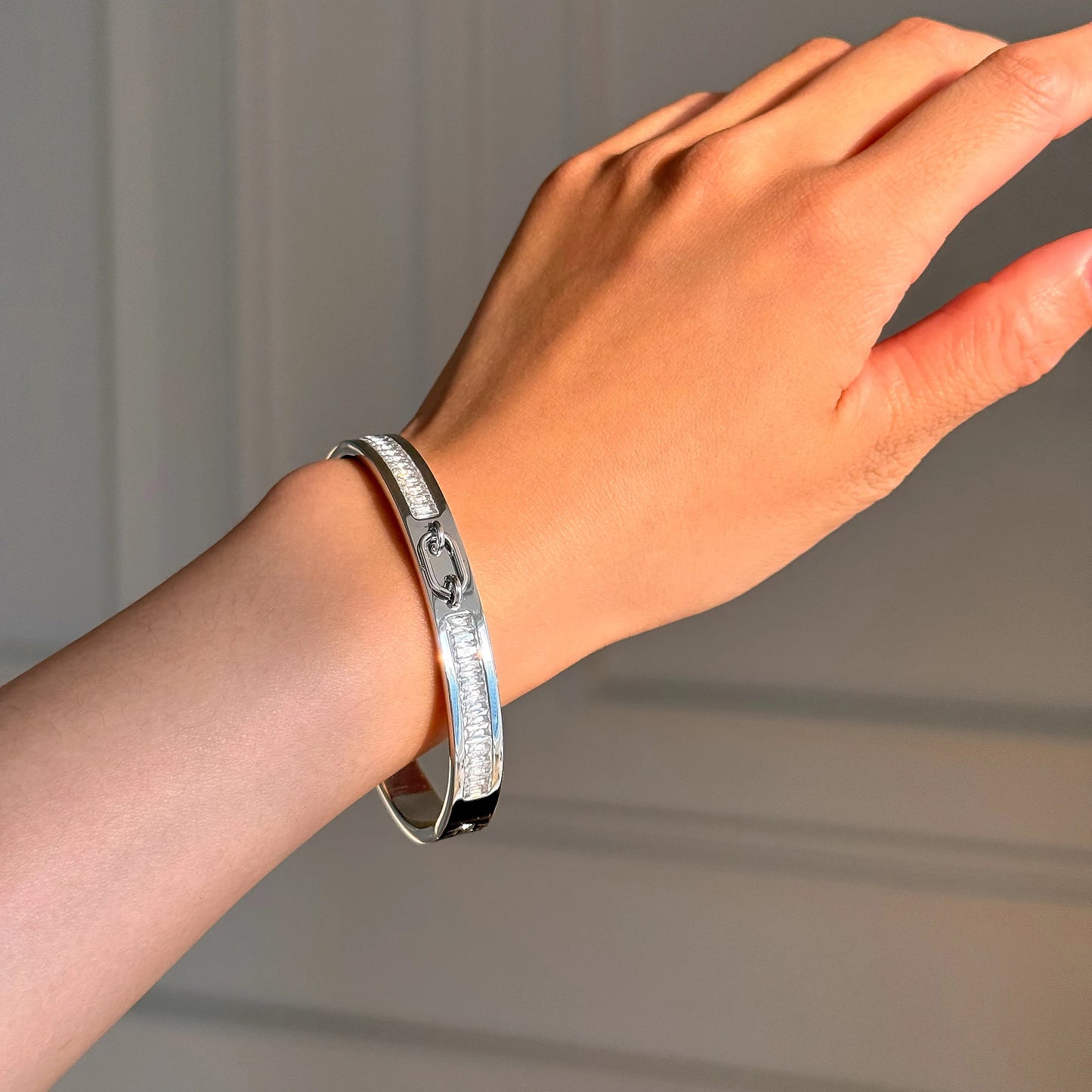 DASEIN 2025 Neue Mode Zirkon Armband 18 karat Gold Überzogene Edelstahl Armreifen Hohe Qualität Schmuck Geburtstag Geschenke für Frauen