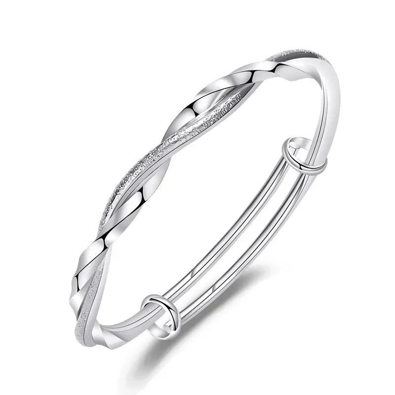 Klassische Minimalismus Edelstahl Mobius Armreifen Armband Für Frauen Männer Mode Gothic Schmuck Paar Party Freund Geschenke