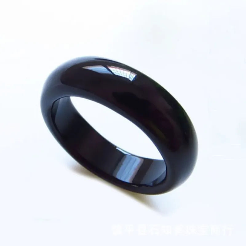 Natürlicher Chalcedon, handgeschnitzter Jade-Ring, Modeschmuck, Geschenk, Jade-Ringe, verschiedene Farben, Liebhaber, Edelsteine, Accessoires, Großhandel