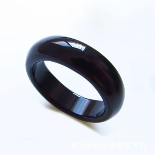 Natürlicher Chalcedon, handgeschnitzter Jade-Ring, Modeschmuck, Geschenk, Jade-Ringe, verschiedene Farben, Liebhaber, Edelsteine, Accessoires, Großhandel