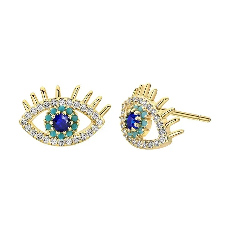 Lucky Türkische blaue Ringe mit bösem Blick für Frauen, offener verstellbarer Edelstahlring, Trend-Paar-Hochzeitsschmuck