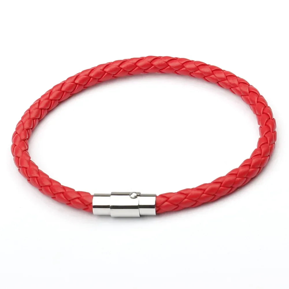 Neue Trendy Männer Schwarz Leder Armband Freundschaft Armbänder & Armreifen Pulseras Hombre Punk Männer Schmuck Weihnachten Geschenk SL019