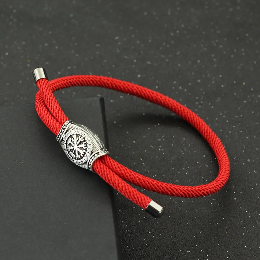 Retro Herren Wikinger Armband handgemachte verstellbare Seil Armband Casual Accessoires Geschenk für Ihn Pulseras Para Hombre Stoff Armband