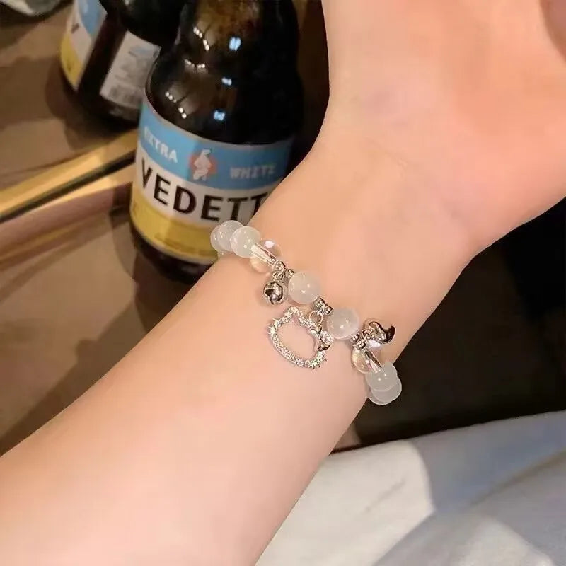 Neues Hellokittys Y2k Armband Kawaii Armband Verstellbarer Anhänger Cartoon Mode Mädchen Schmuck Geburtstag Weihnachten Frau Geschenk