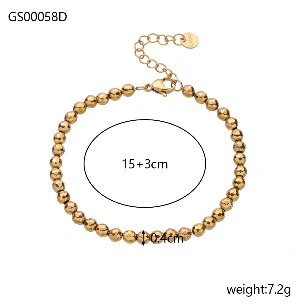 Car lidana Chic 18 Karat vergoldete Büroklammer kubanische Kette Armband Titan Edelstahl Leder Glieder ketten Armbänder Schmuck