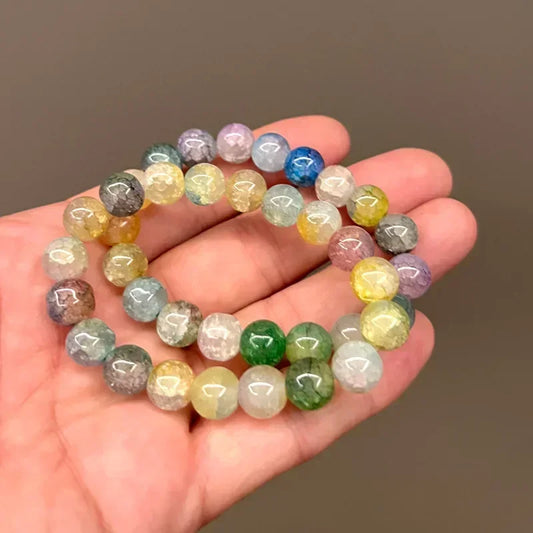 Mode Rosa Kristall Quarz Naturstein Armband Elastische Reiki Healing Energie Strang Armreifen Schmuck Perlen Liebhaber Frau Geschenk