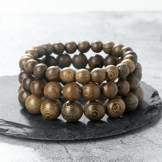 6/8/10/12mm Natürliche Holz Perlen Armband Lama Mönch Tibetischen Buddhismus Rosenkranz Armreifen Frauen Mann meditation Gebet Handgemachten Schmuck