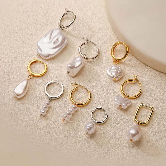 S925 Sterling Silber Barock Stil Vintage Anhänger Creolen Gericht Eleganz Ohrringe für Frauen Schmuck Geschenke SE35