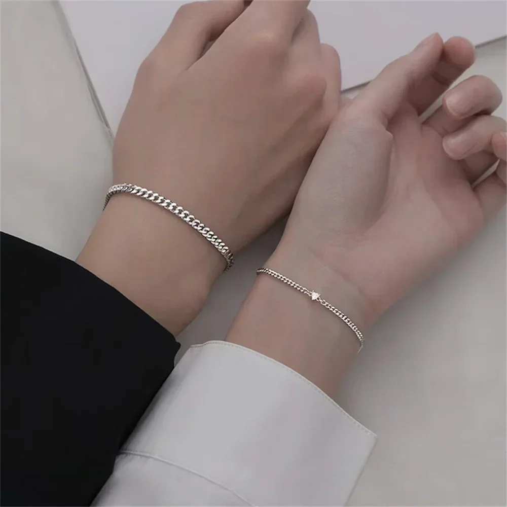 Paar-Armbänder-Sets für Paare, Freundin, Freund, Sie und Ihn, passender Armreif, verstellbare Armbänder als Geschenk für Liebhaber-Freunde