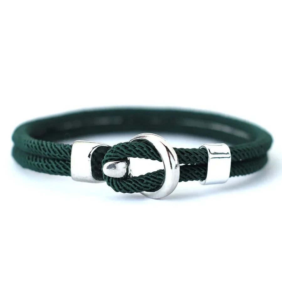 Noter Hiphop Herrenarmband mit Seil, doppellagig, einfacher Haken, nautisches Armband, Homme, Geschenk für Ehemann, Freizeit, Pulseira-Zubehör