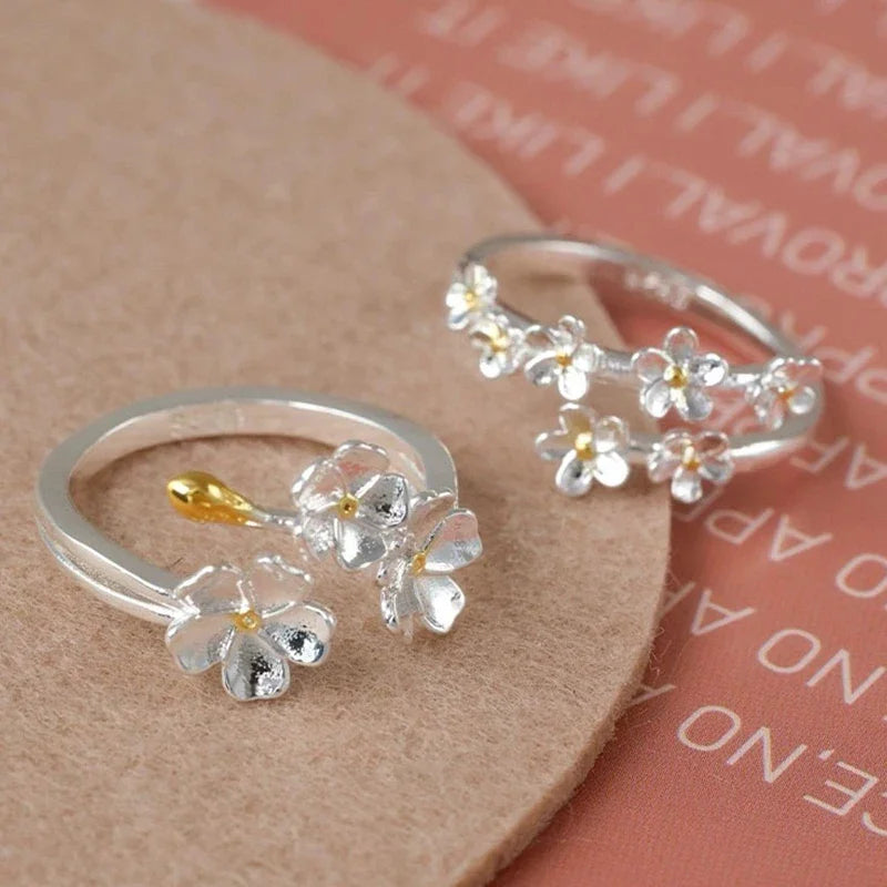 Koreanische Mode Perle Bogen Ringe für Frauen 2024 Trend Süße Exquisite Öffnung Herz Ringe Bräute Hochzeit Schmuck Zubehör Geschenk