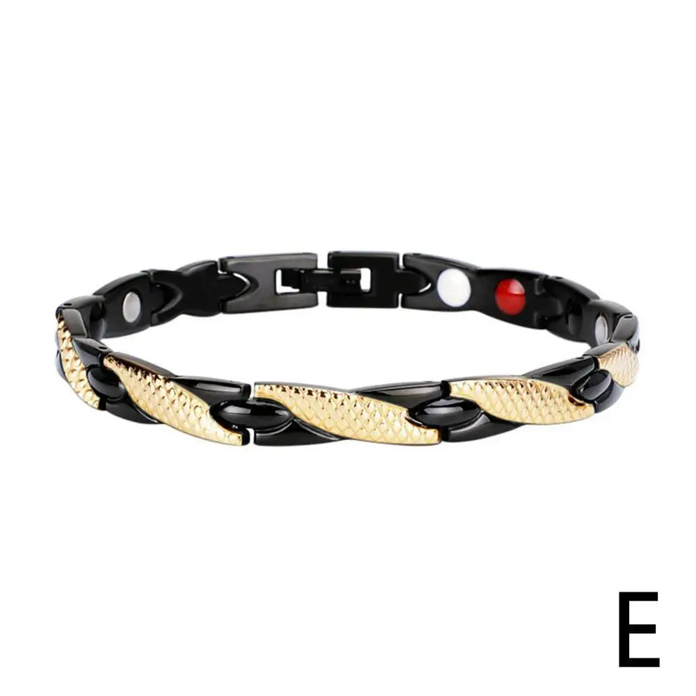 2024 neue Drachen Muster Twisted Gesunde Magnetische Magnet Armband für Frauen Power Therapie Magnete Armbänder Armreifen für Frauen Männer