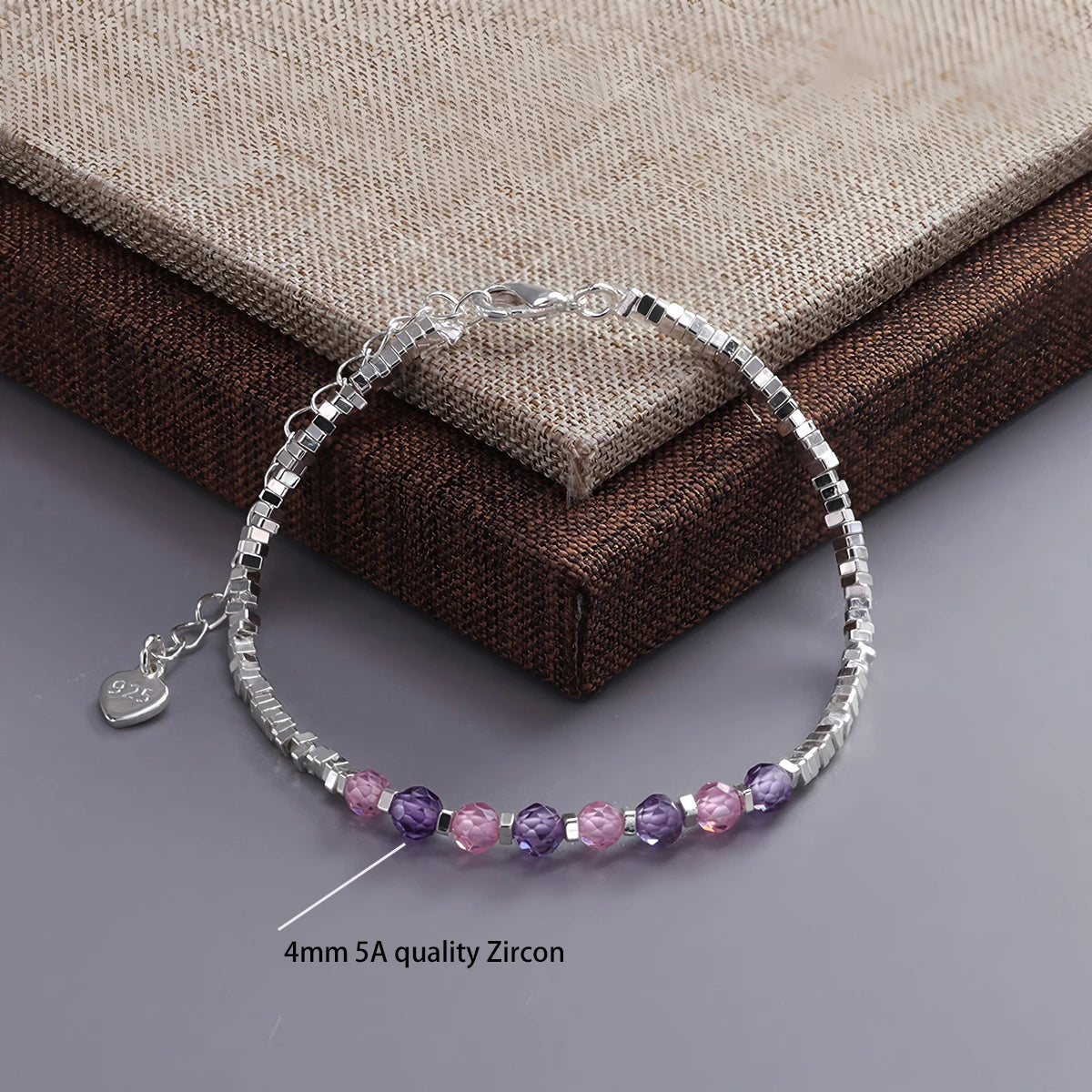 VENTFILLE 925 Sterling Silber Linie Extrem feines Armband für Frauen Liebe Haert Bead Koreanische Ins Süße Schmuck Geschenk Dropshipping