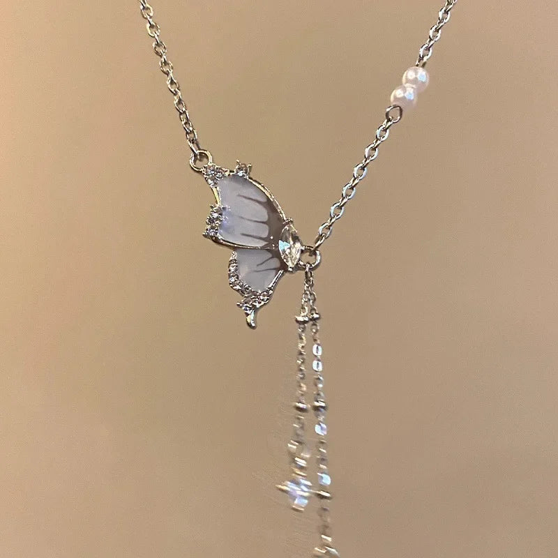 Glänzende weiße Schleife-Ringe für Damen und Mädchen, koreanischer exquisiter Schmuck, offener Ring mit glänzender Fliege, Zirkon, für Party-Liebhaber-Geschenke