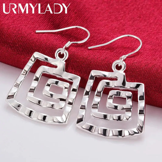Hot Charms Hübsche 925er-Sterlingsilber-Ohrringe für Damen, modisch, fein, Party, Hochzeit, Schmuck, Urlaubsgeschenke