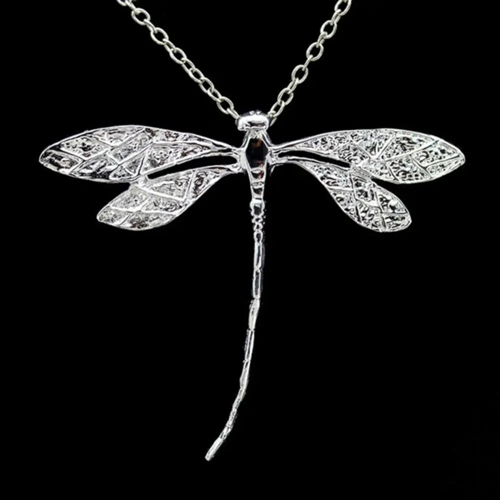 Modische Damen-Halskette, Libellen-Anhänger, Schlüsselbeinkette, Halskette, verstellbarer Schmuck, Geschenk, Govп, Ø наю Daugnaden Antara