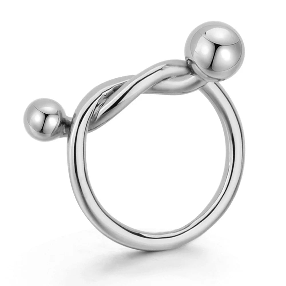 VAROLE Einfache Hochzeit Paare Ringe für Frauen Gold Farbe Linie Stil Geknotet Ring Anel Schmuck Großhandel